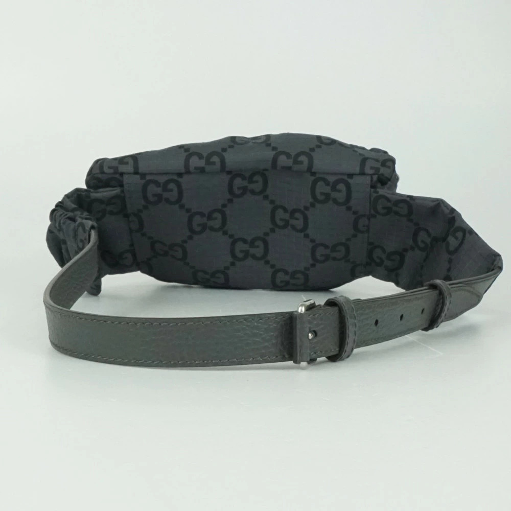 Gucci Crossbody Bag Gray GG Waist Pouch